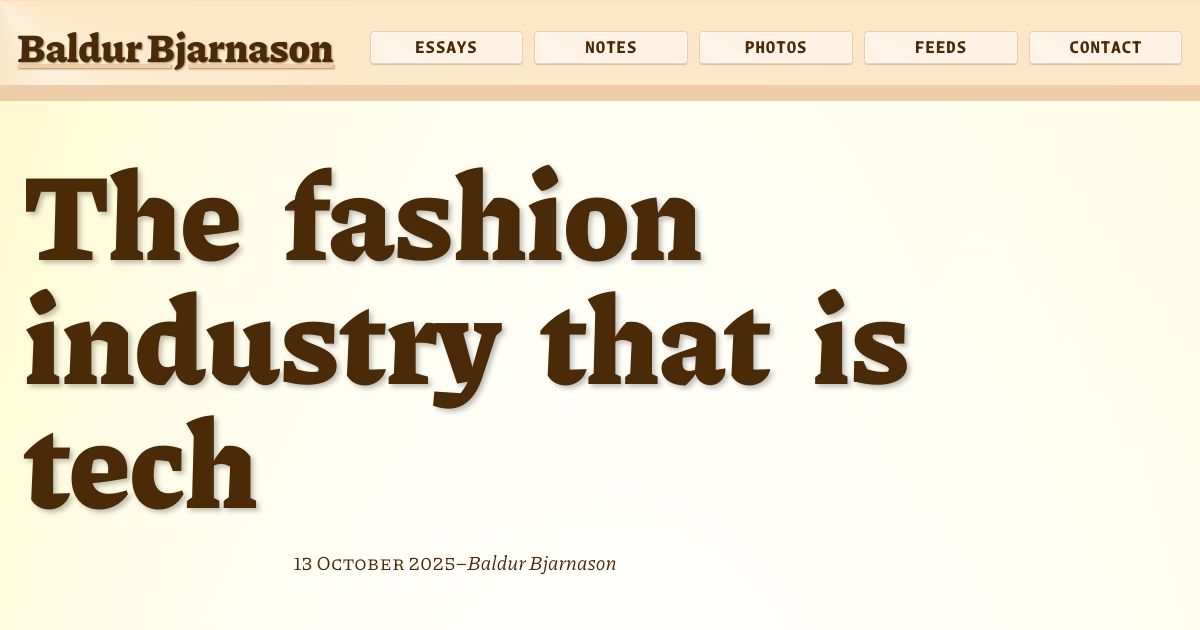 The fashion industry that is tech 图片 1