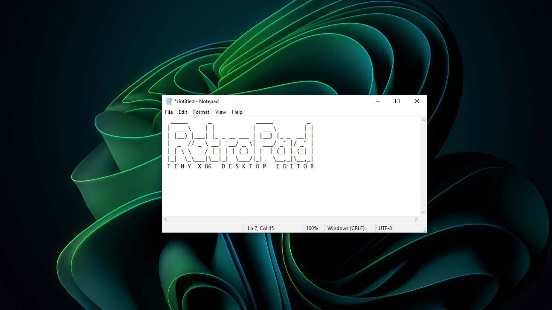 Ex-Microsoft engineer rebuilds Notepad in 2.5KB using nothing but stuff Windows already had 图片 1