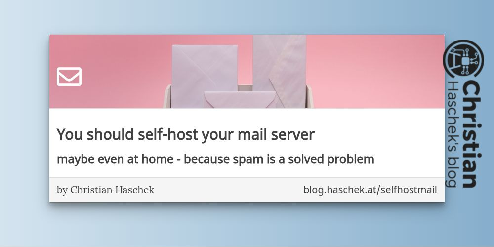 Self-host your mail server 图片 1
