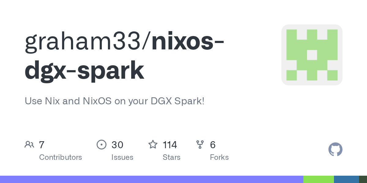 NixOS-DGX-Spark – Nix and NixOS on the DGX Spark 图片 1