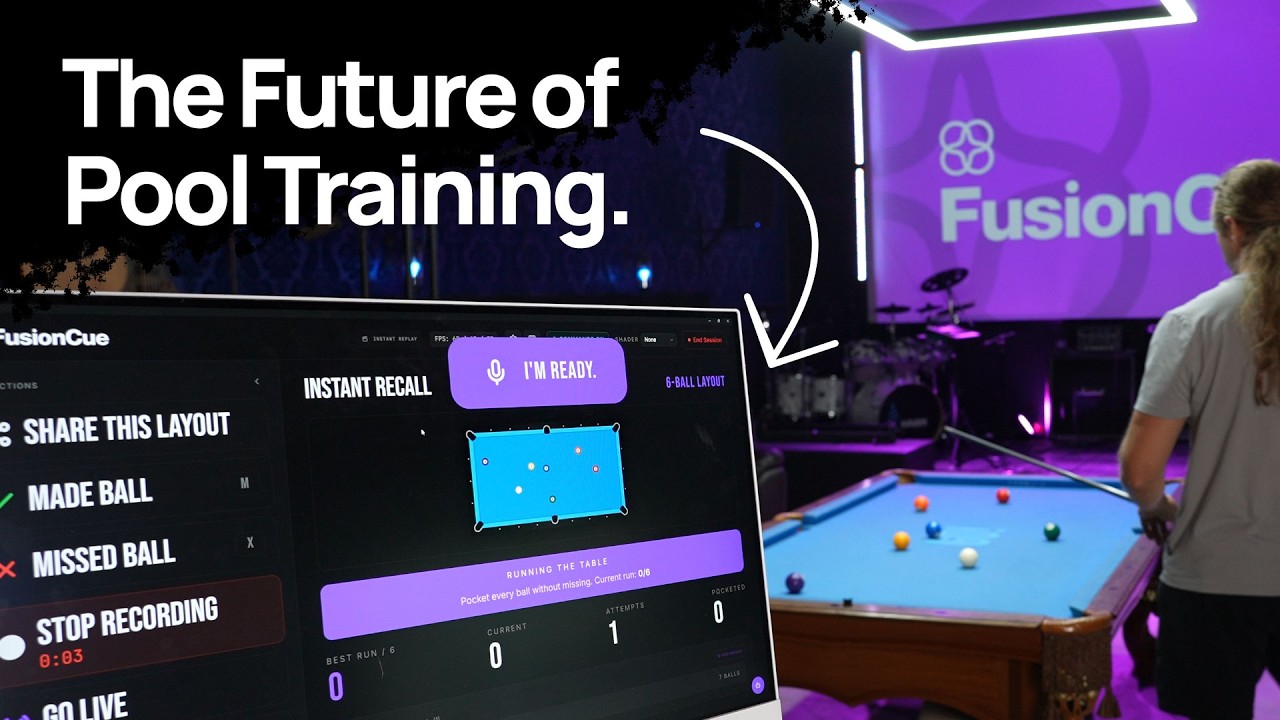 I built the most advanced pool training system (Ball tracking and Projection) [video] 图片 1