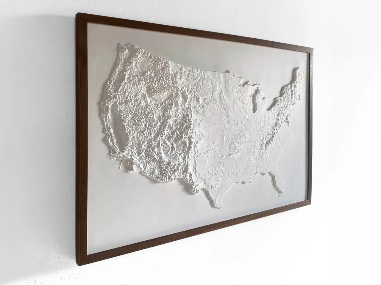 This Pure 3D Relief Map Sees America as Land First, Borders and Politics Later 图片 1