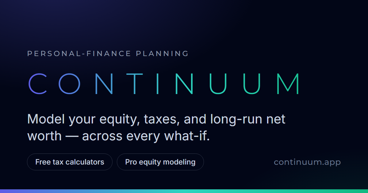 Continuum – Financial simulations for DIY multimillionaires 图片 1