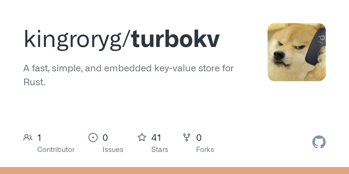 TurboKV：极速 Rust 嵌入式键值存储 图片 1