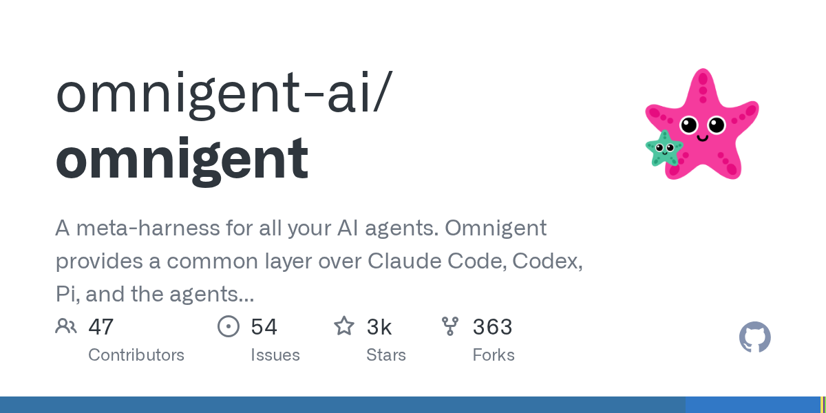 Omnigent: A meta-harness for all your AI agents 图片 1