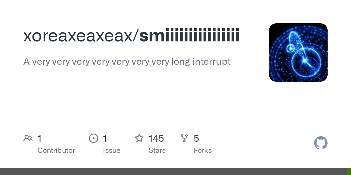 Exploiting System Management Mode with a very long interrupt 图片 1