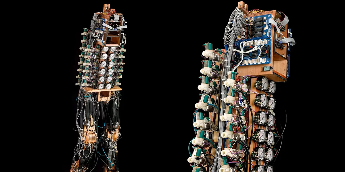 This DIY Bipedal Robot Used Pneumatic “Air-Muscles” Instead of Motors 图片 1
