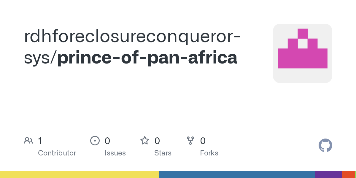 rdhforeclosureconqueror-sys pushed prince-of-pan-africa 图片 1