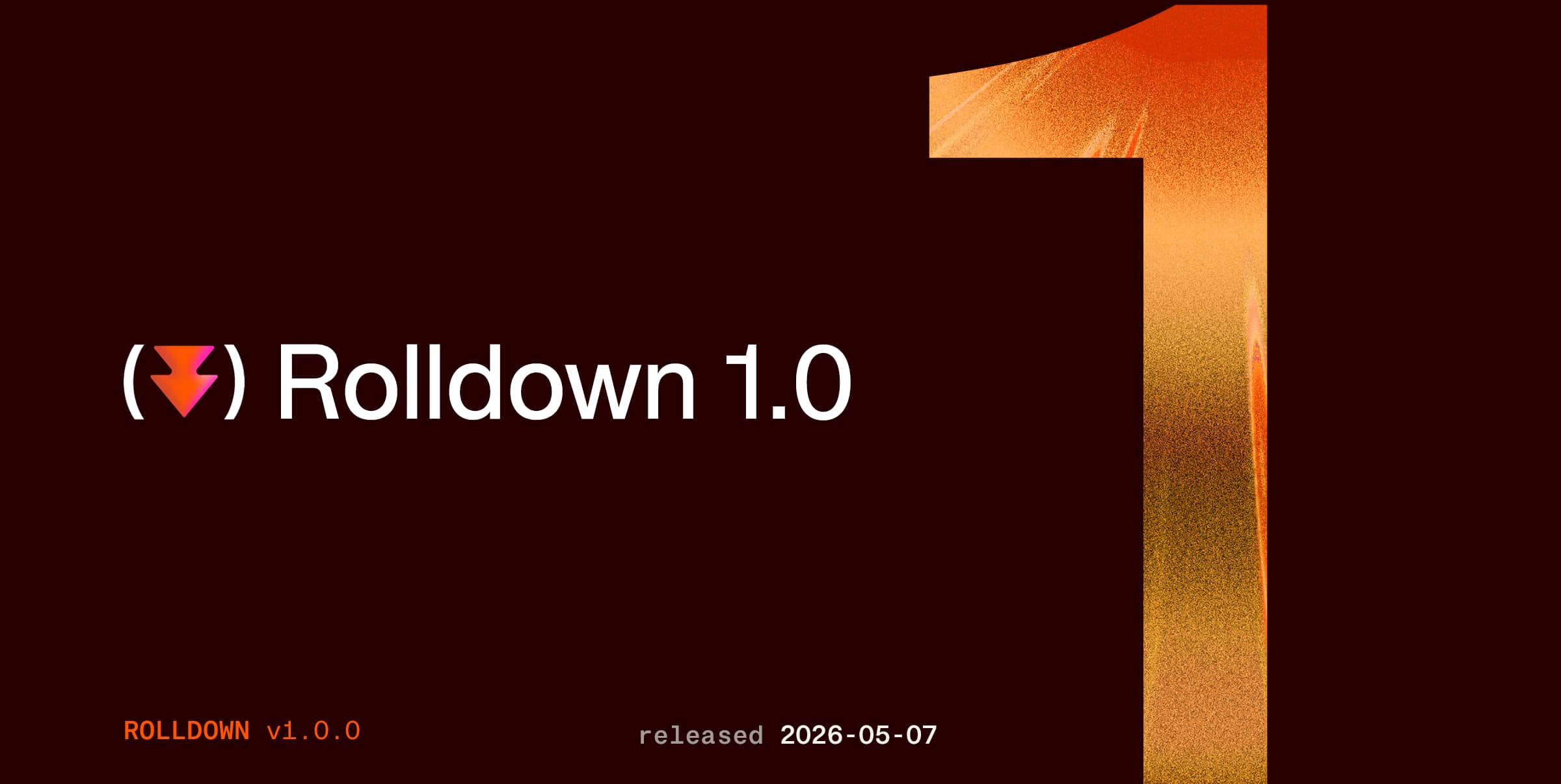 VoidZero Announces Rolldown 1.0 图片 1