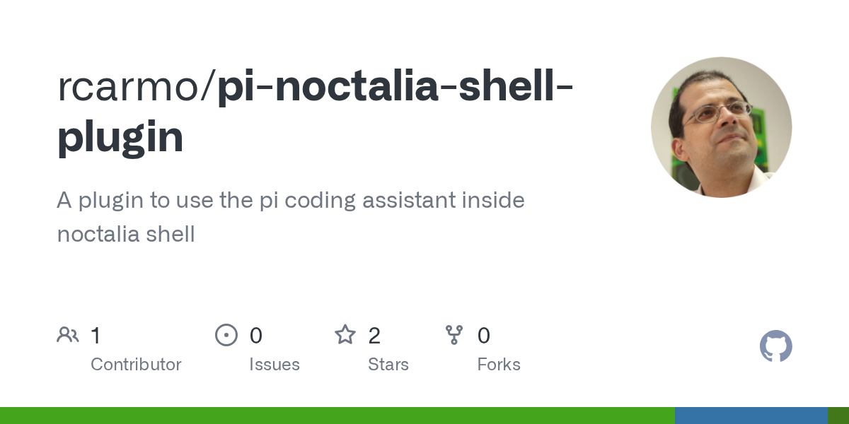 Noctalia Shell Plugin to Run the Pi Coding Assistant 图片 1