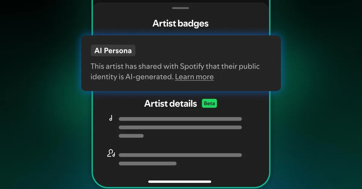 Spotify says it won't recommend music from 'AI Personas' 图片 1