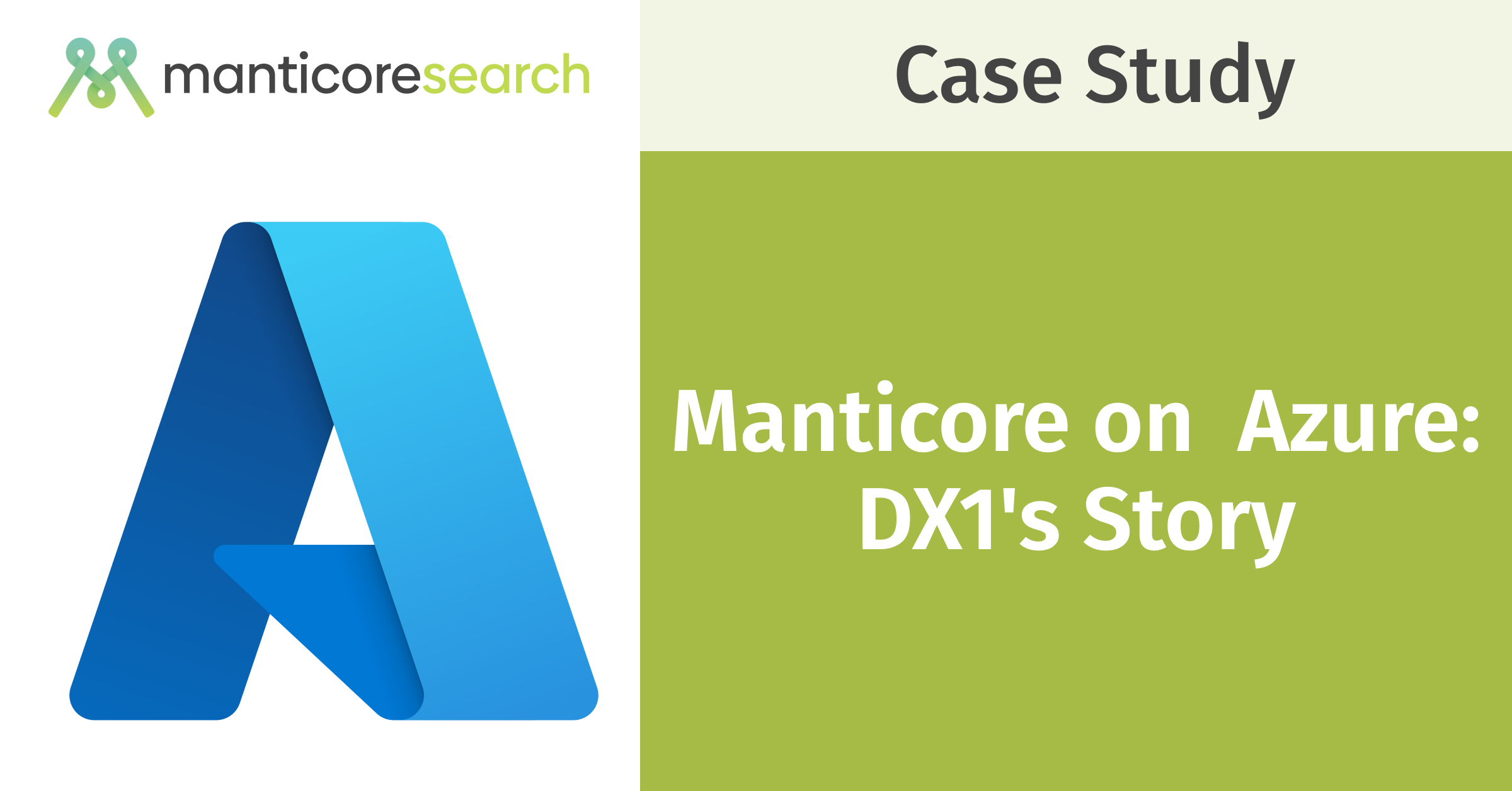 Manticore Search on Microsoft Azure: DX1's Story 图片 1