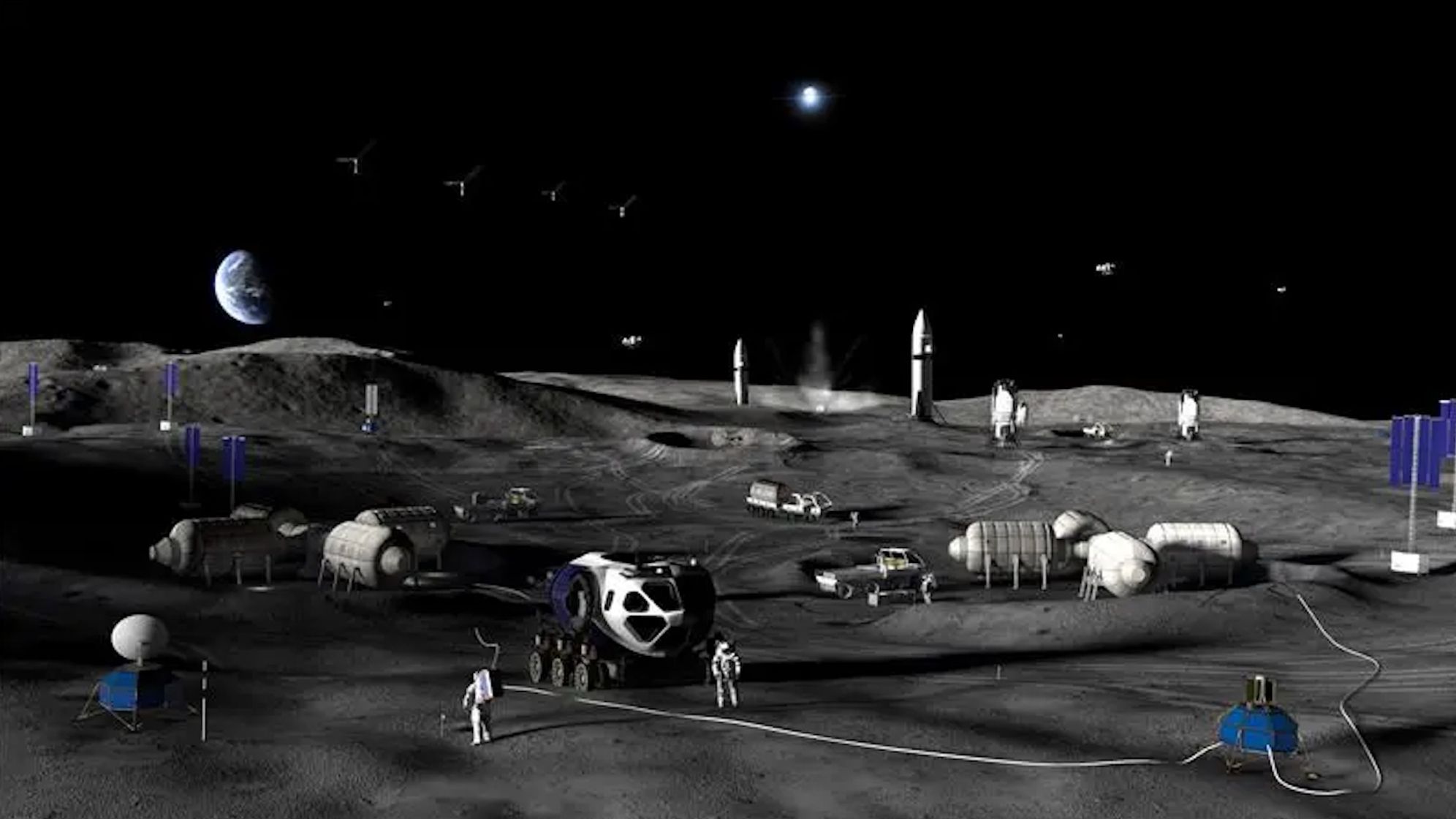 NASA's lunar Gateway space station is out. Moon bases are in 图片 1