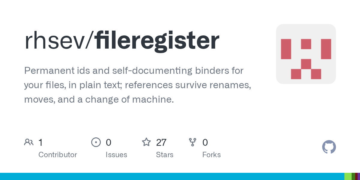 Fileregister：用纯文本为文件建立持久化标签与引用层 图片 1