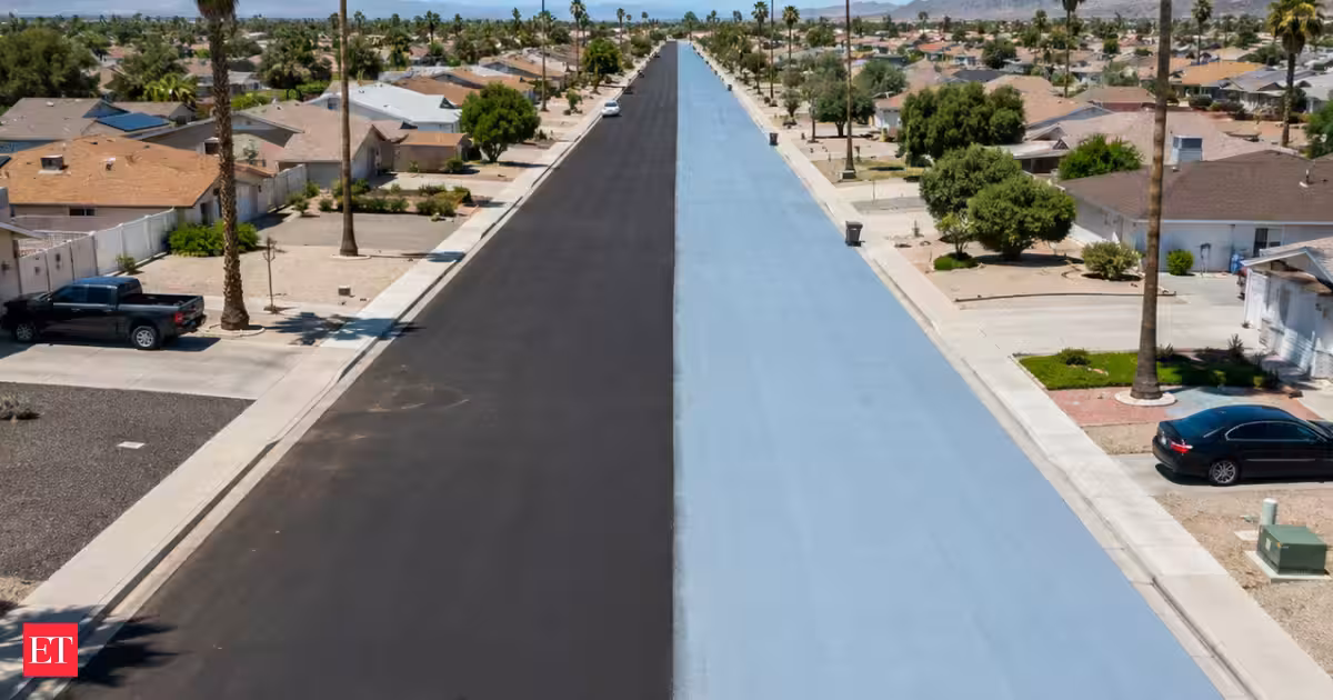 Phoenix tried a reflective coating on black asphalt; noon surface heat fell 12°F 图片 1