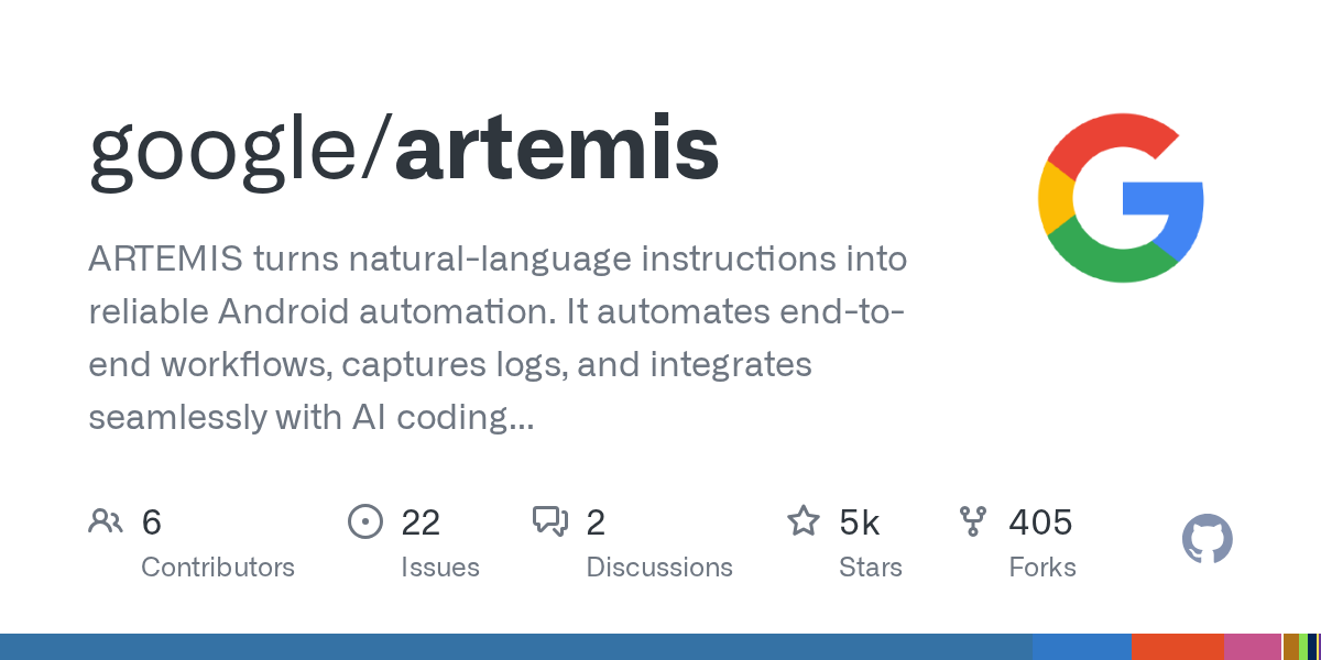 Google 开源 Artemis：让 AI 助手与测试套件像人一样操作真实手机 图片 1