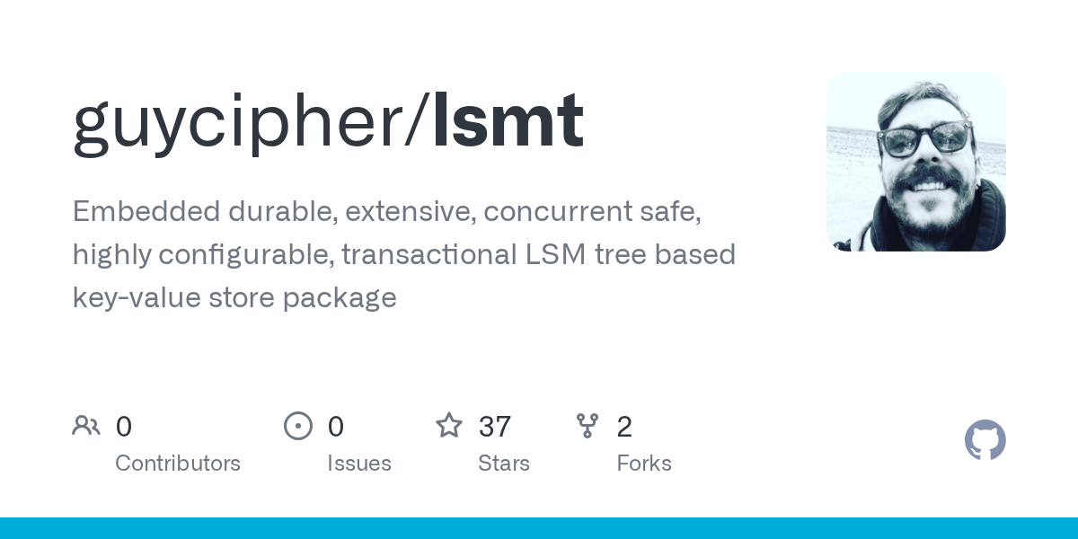 A fast transactional, durable LSMT implementation written in GO 图片 1