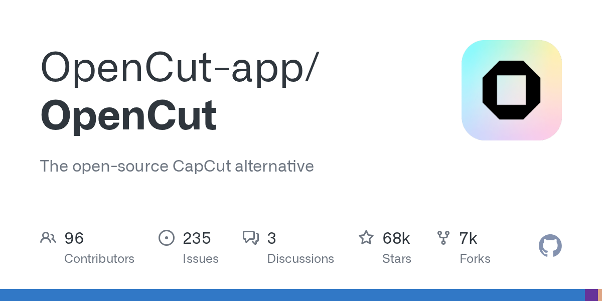 OpenCut-app/OpenCut 图片 1