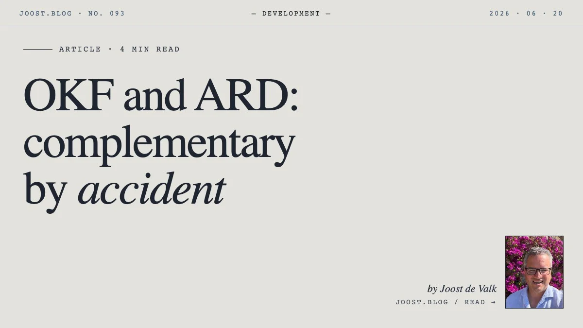 OKF and ARD: complementary by accident 图片 1