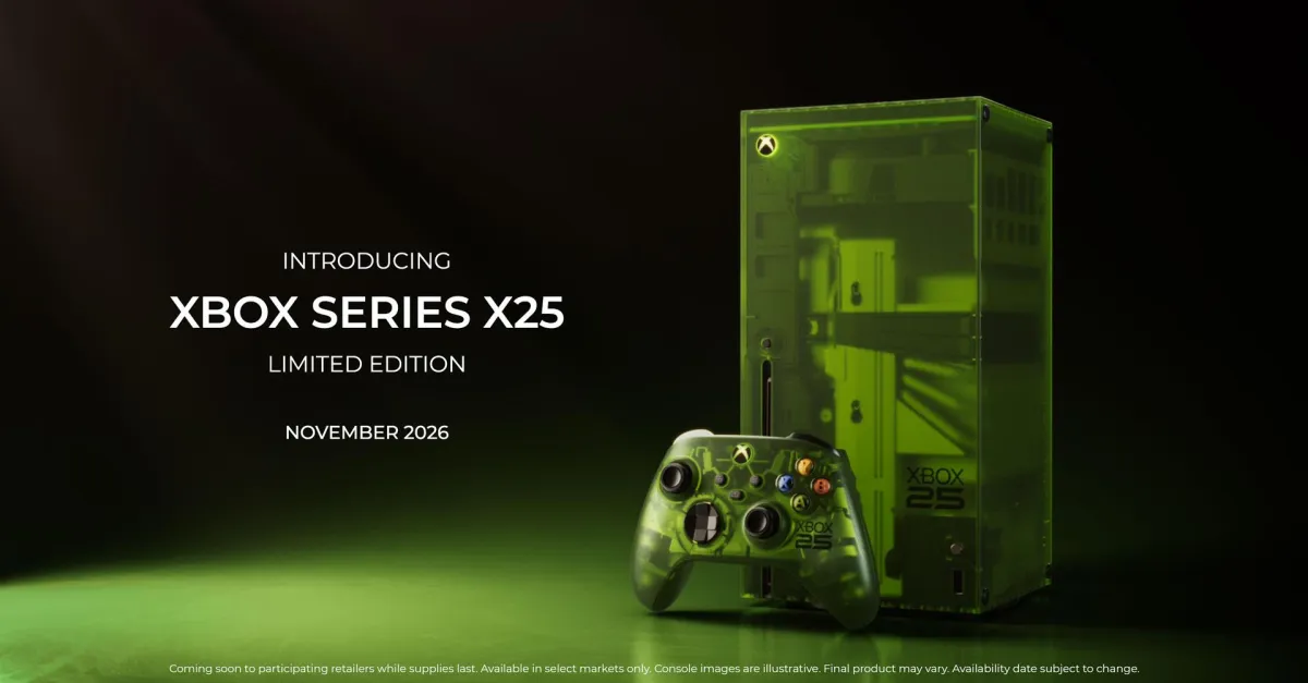 Microsoft’s Xbox 25th anniversary console comes in translucent green 图片 1