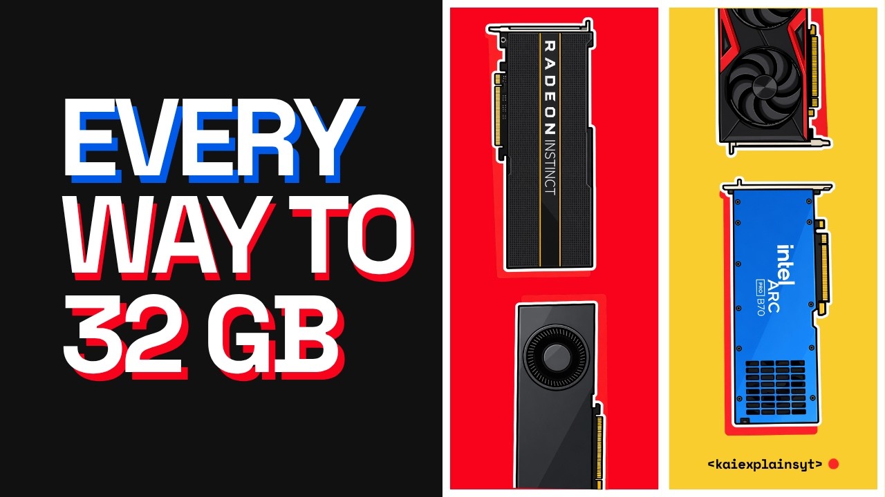 Every Ways to Get 32GB VRAM for Local AI at Full Context [video] 图片 1