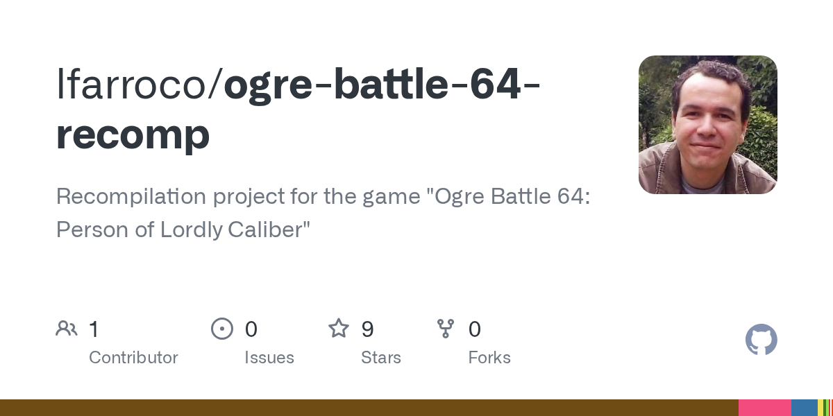 Ogre Battle 64 重编译项目完成度达 99.05% 图片 1
