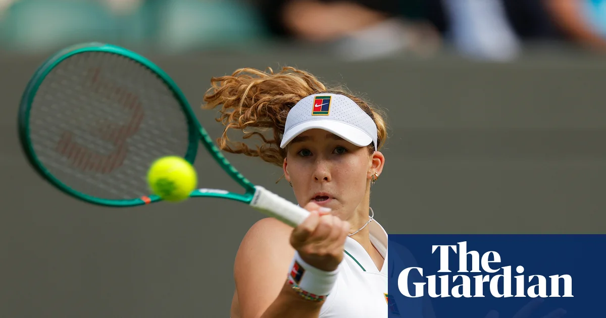 Mirra Andreeva clears first hurdle at Wimbledon in bid to join greats 图片 1