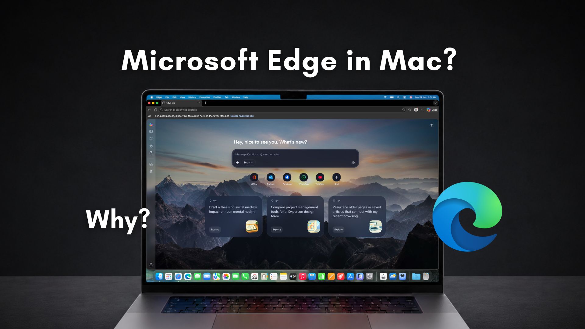 Microsoft Edge claps back at users mocking Mac usage, calls itself the best browser 图片 1