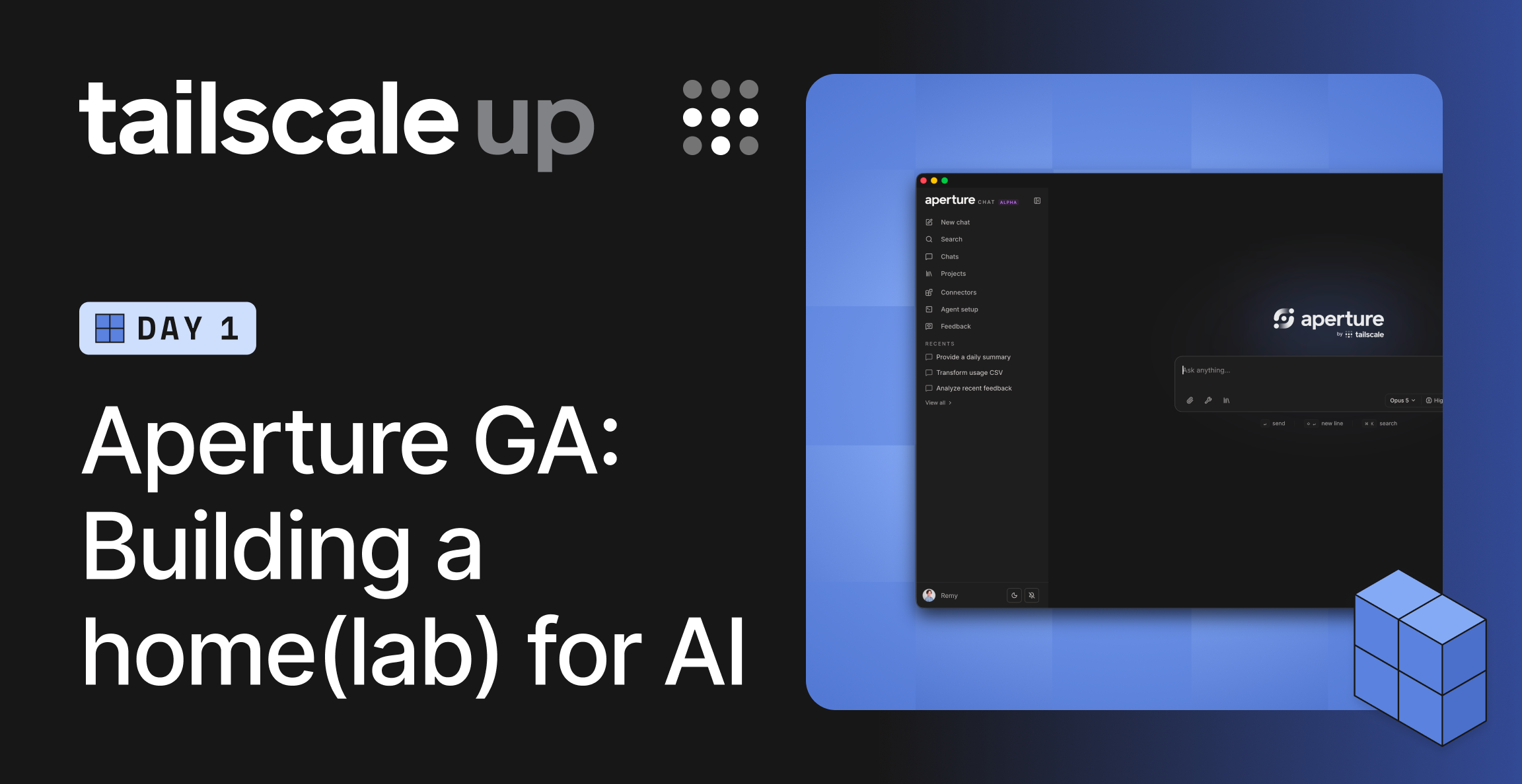Tailscale Aperture GA：AI 网关正式可用，支持 MCP 控制 Tailnet 图片 1
