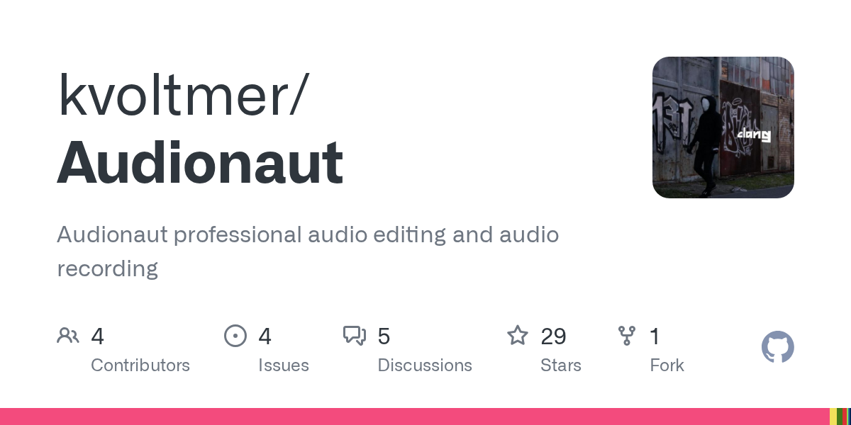 Audionaut – 一个开源跨平台多轨音频编辑器 图片 1