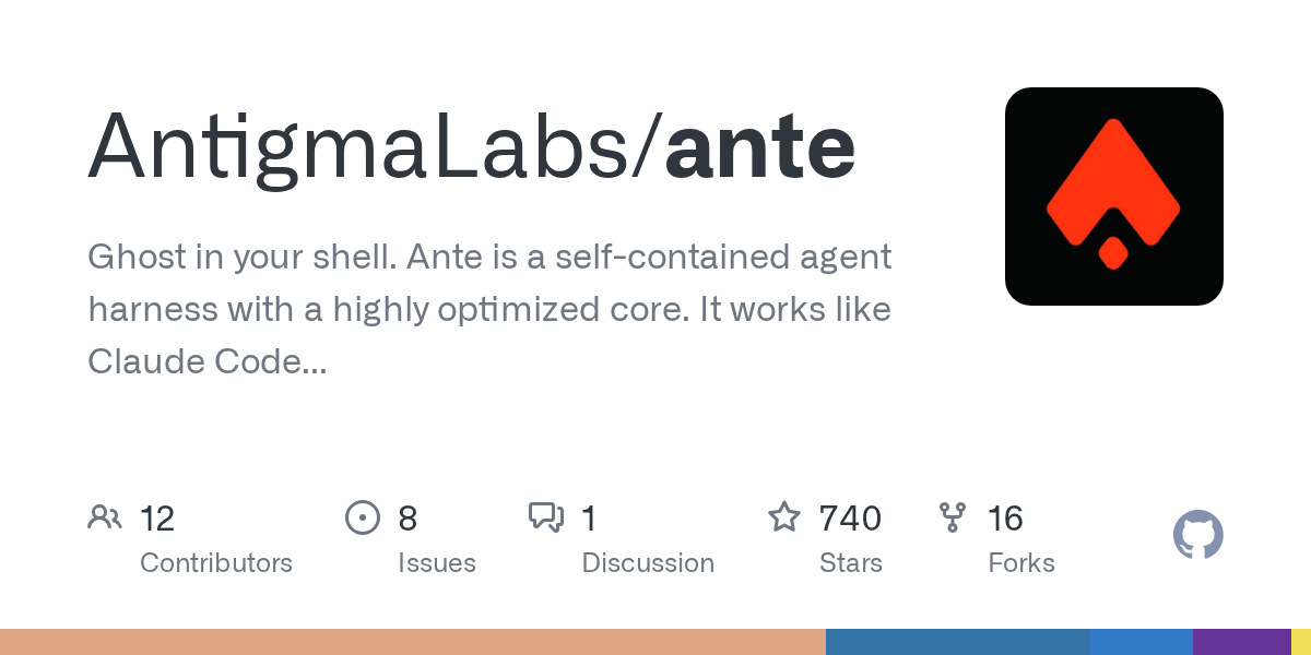 Ante, a coding agent in a single binary that runs offline 图片 1