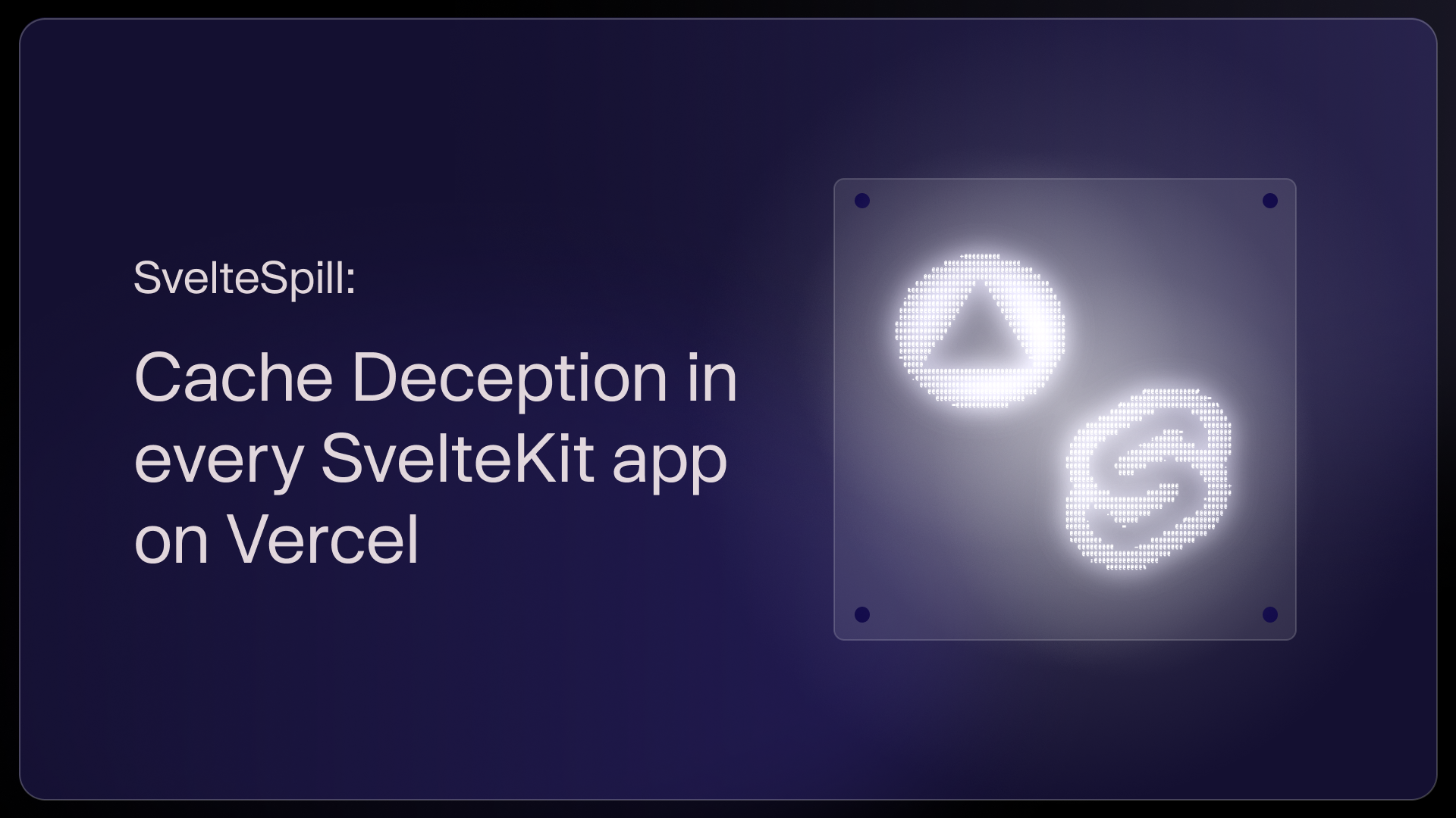 AI Agents discovered a cache deception bug affecting SvelteKit on Vercel 图片 1