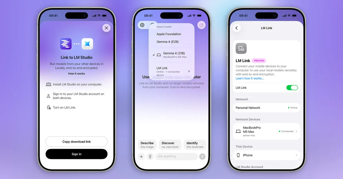 LM Studio now lets you use your iPhone to talk to local models on your Mac 图片 1