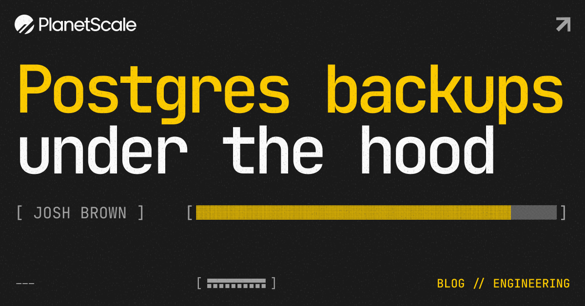 Postgres Backups Under the Hood 图片 1