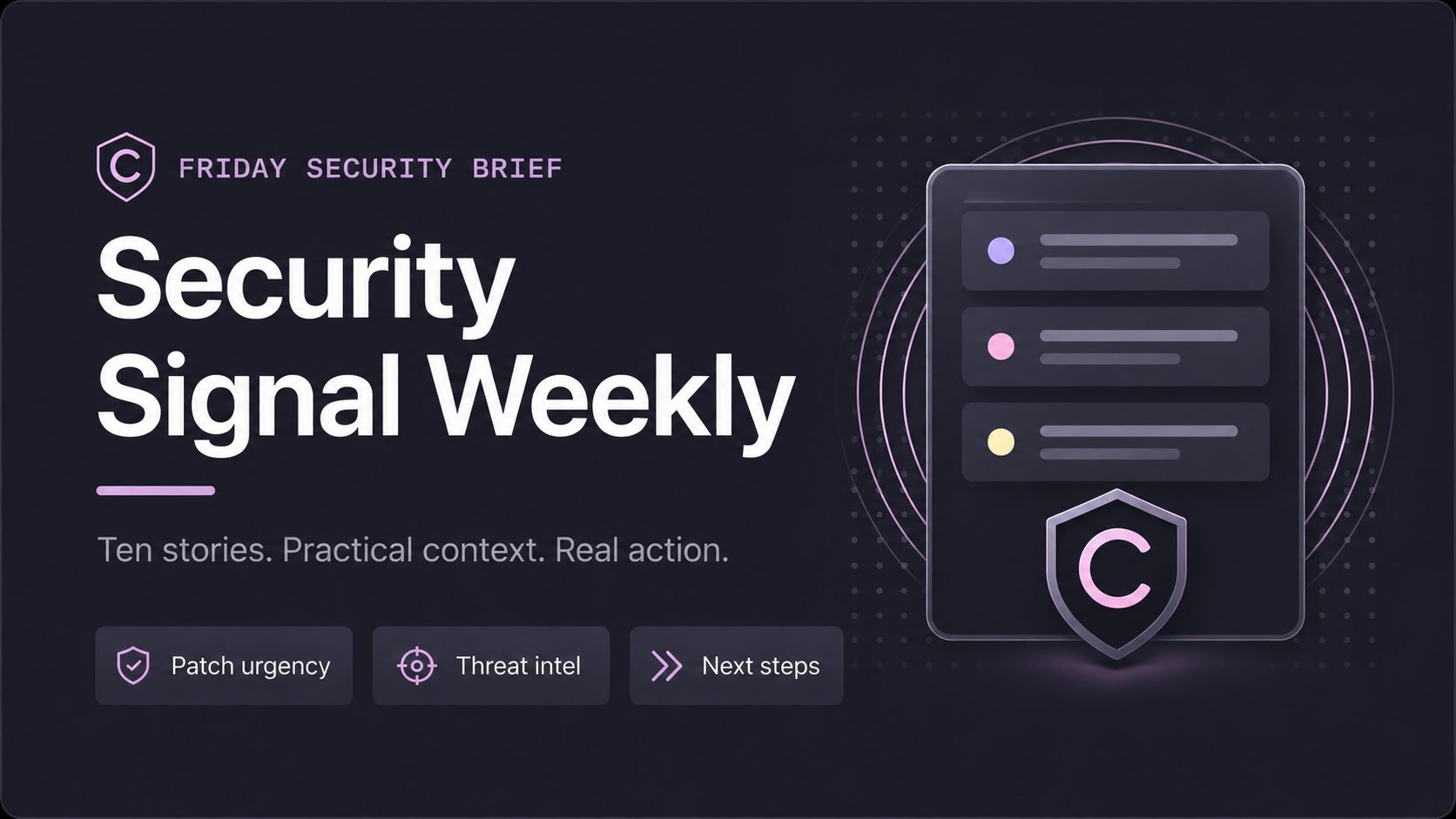 Security Signal Weekly: July 4-10, 2026 图片 1