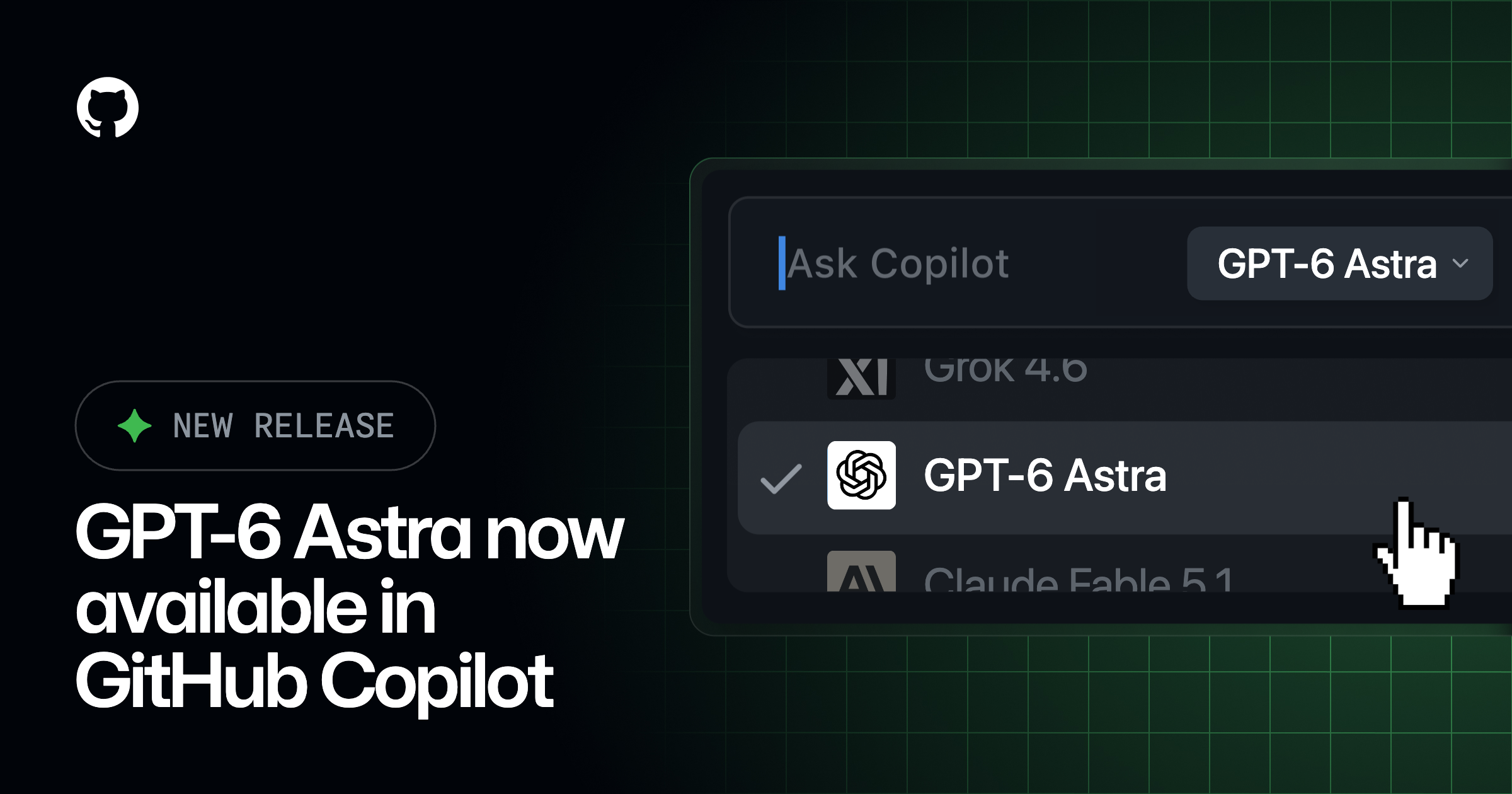 GPT-6 Astra is generally available in GitHub Copilot 图片 1