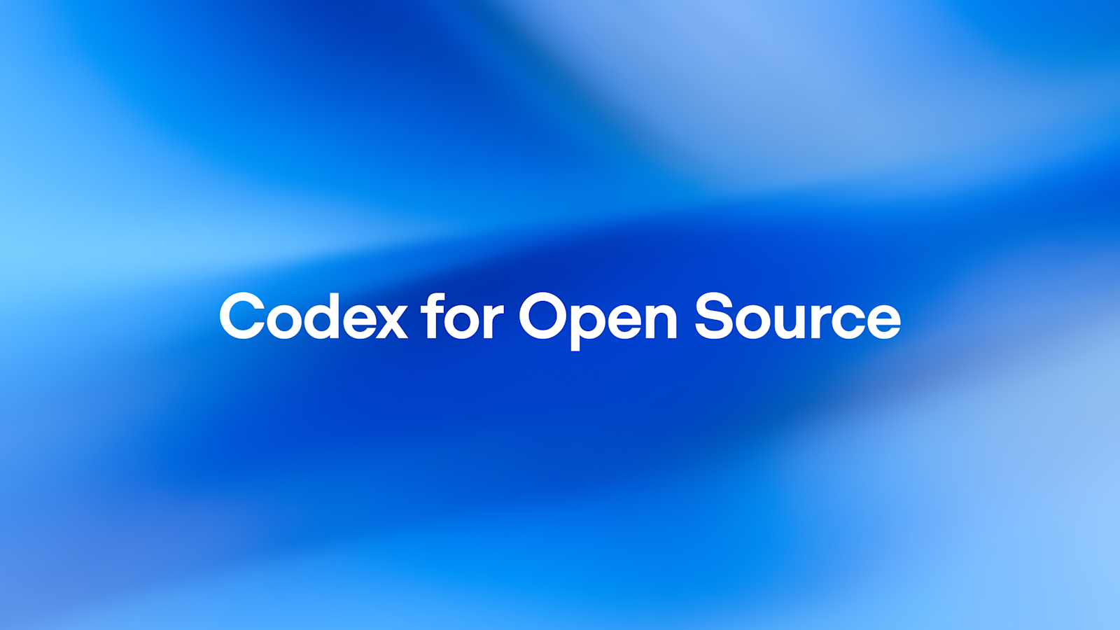 Codex for open source 图片 1