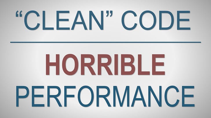 "Clean" Code, Horrible Performance (2023) 图片 1