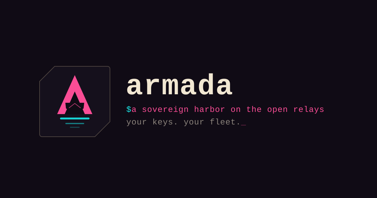 Armada：加密、开源、Discord 替代品（基于 Nostr 构建） 图片 1