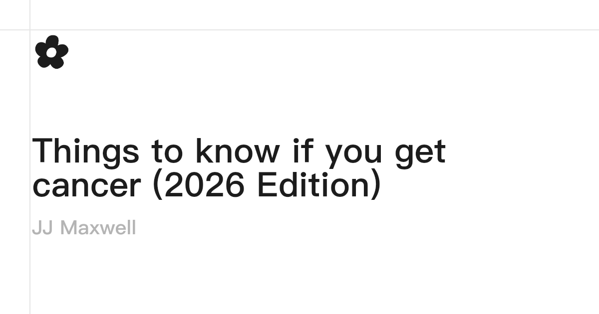 2026年如果你得了癌症需要知道的事 图片 1
