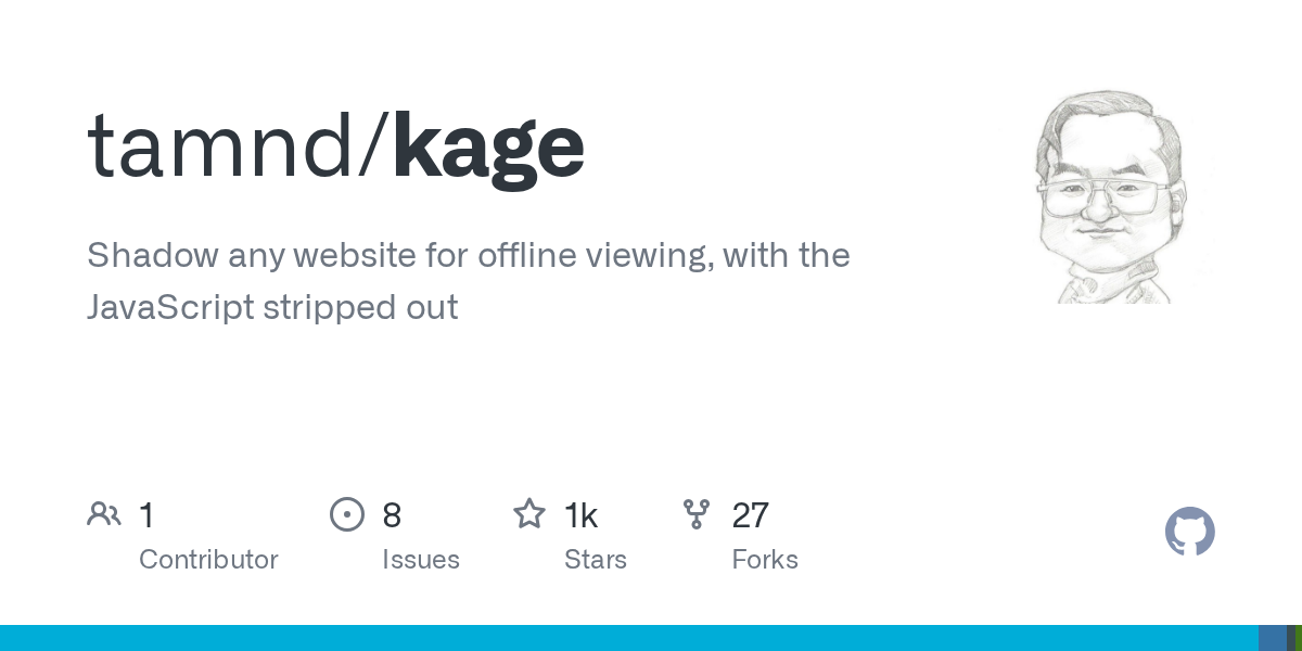 Kage – Shadow any website to a single binary for offline viewing 图片 1