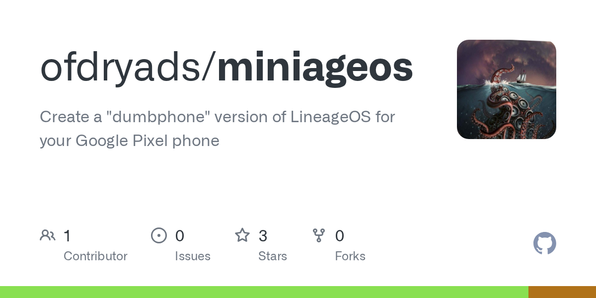 MiniageOS: "Dumbphone" Version of LineageOS 图片 1