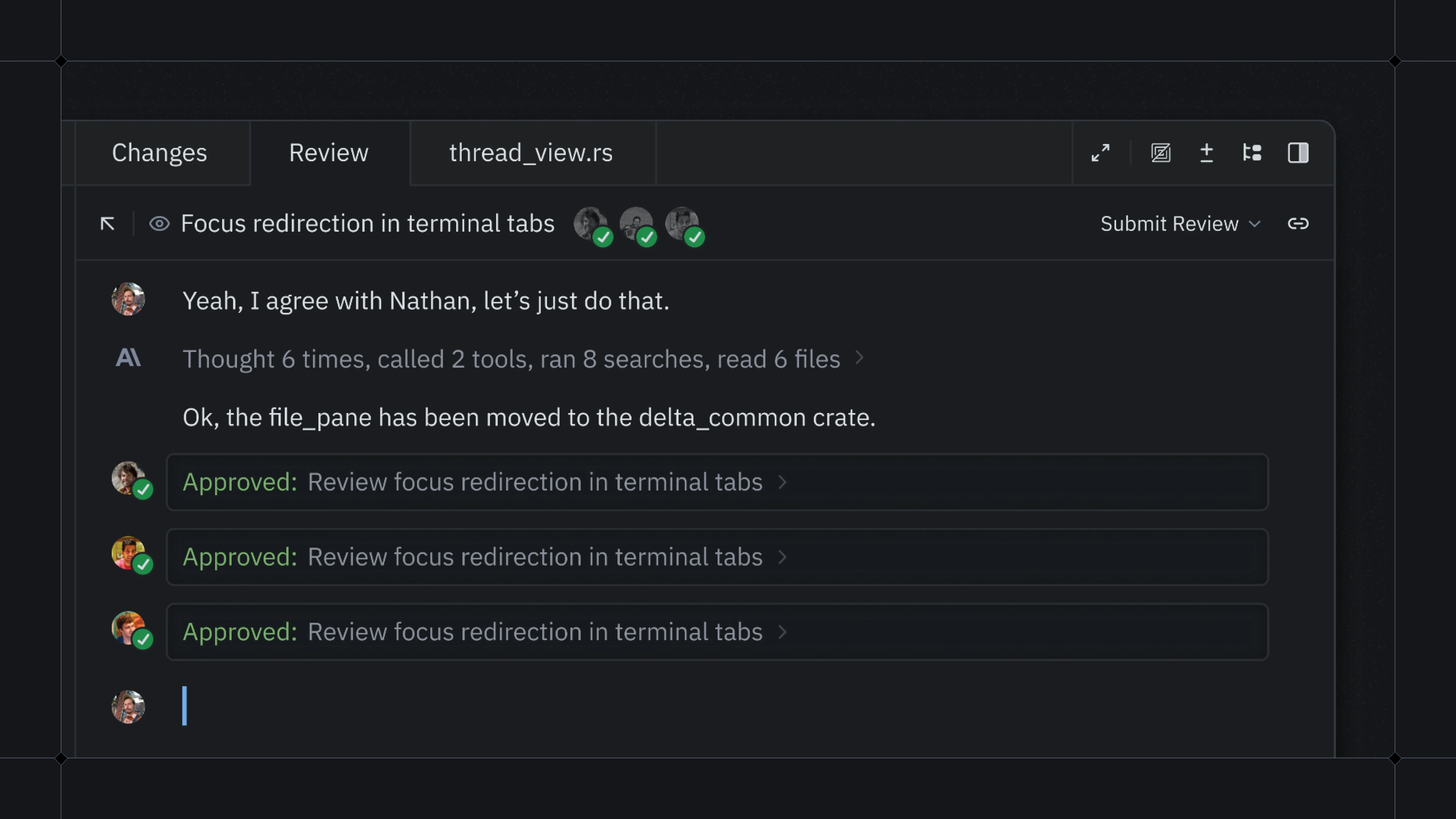 用 Delta 取代 Pull Request 图片 1