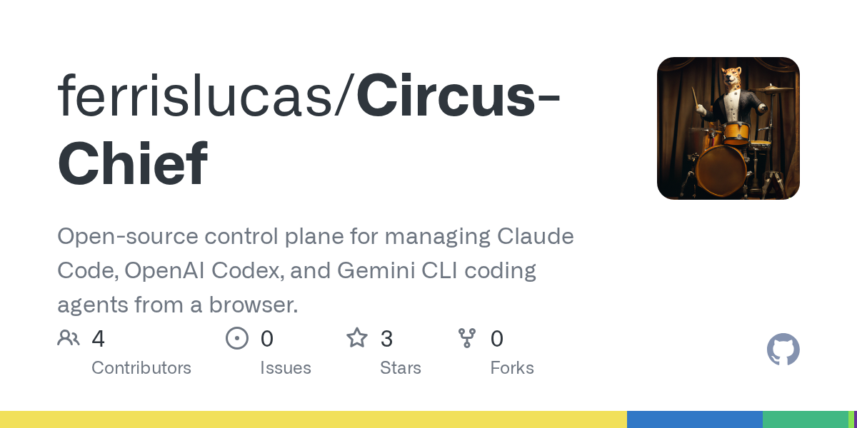 Circus Chief – Claude Code, Codex, and Gemini from Your Phone 图片 1