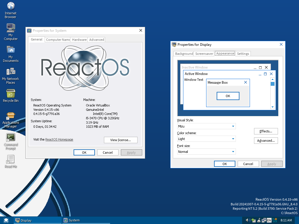 ReactOS 0.4.16 发布：图形化安装器、HD音频和存储驱动改进 图片 1