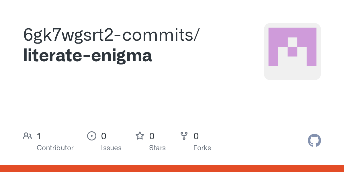 6gk7wgsrt2-commits pushed literate-enigma 图片 1