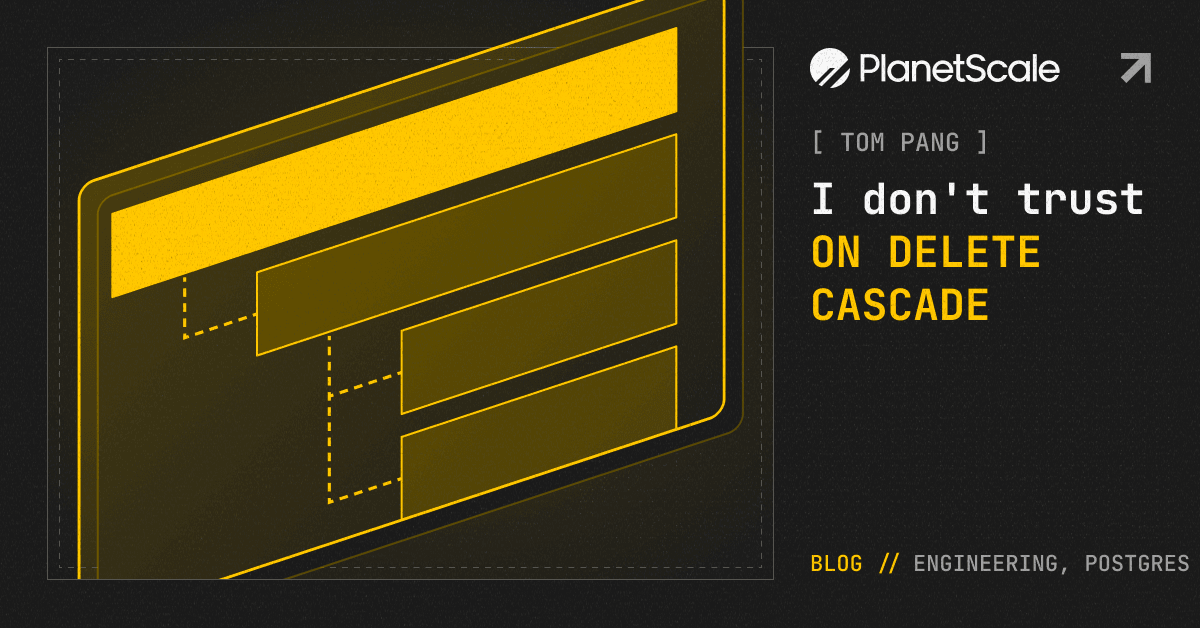 小心过度使用 ON DELETE CASCADE 图片 1