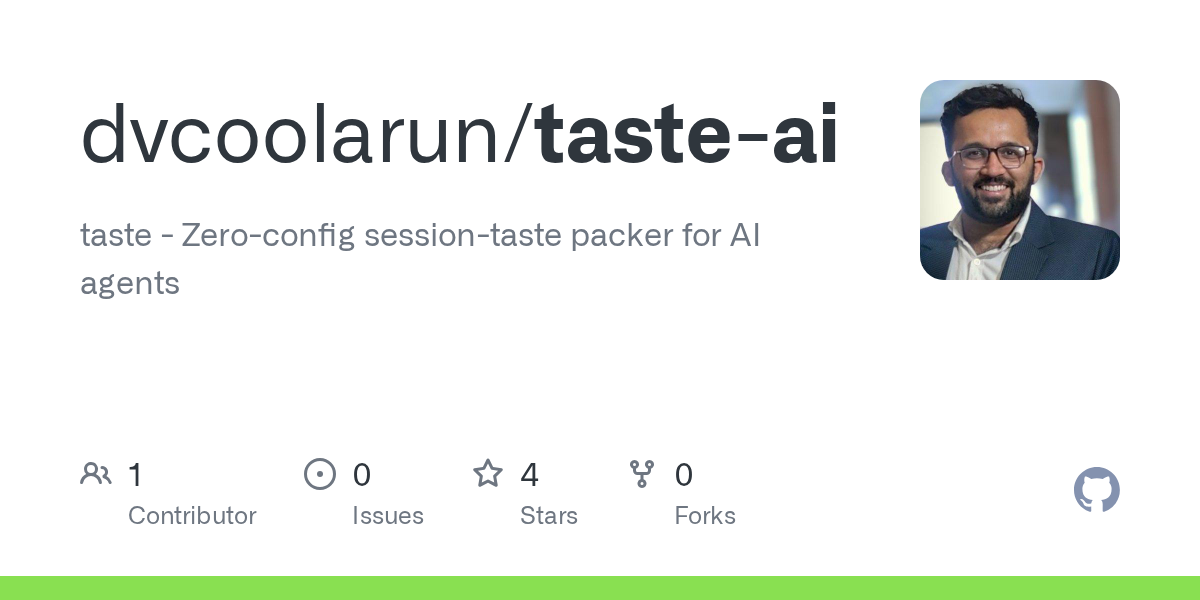 Taste turns your Git history into enforceable coding judgment 图片 1