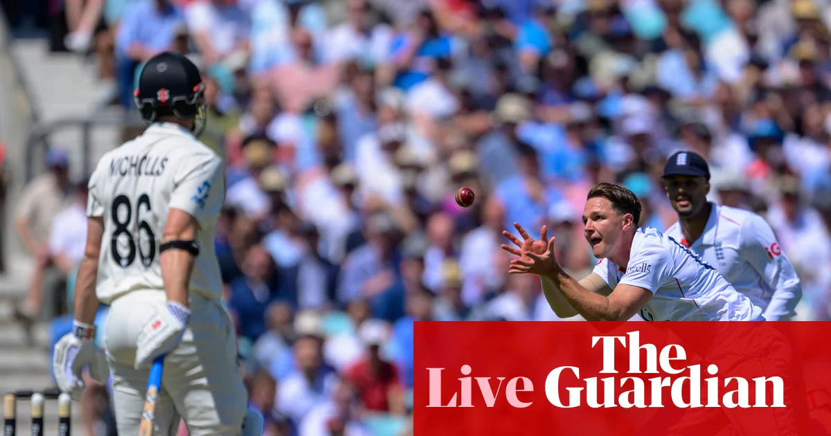 England v New Zealand: second men’s Test, day one – live 图片 1