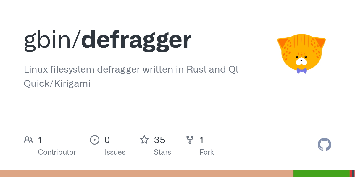 怀念 Windows 的碎片整理界面，于是用 Rust 写了一个真正的 Linux 图形化磁盘碎片整理工具 图片 1